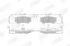 Гальмівні колодки задні CHRYSLER 300M, NEON, PT CRUISER, SEBRING, VOYAGER /DODGE/LINCOLN Jurid 573069J (фото 1)