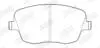 Тормозные колодки передние VW Polo Skoda Fabia, Roomster / Seat Cordoba, Ibiza Jurid 573101J (фото 2)