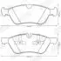 Тормозные колодки передние Mercedes E-Class (W211, S211), M-Class (W164), G-Class (W463), GL, R-Class Jurid 573175J (фото 2)