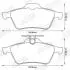 Тормозные колодки задние Ford Focus / Mazda 3 / Opel Vectra / Renault Laguna Jurid 573186J (фото 2)