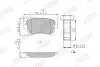 Тормозные колодки задние Audi A4, A6, A8 Jurid 573219J (фото 1)