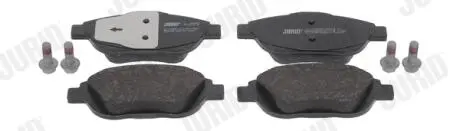 Гальмівні колодки, дискове гальмо (набір) Jurid 573264J