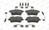 Тормозные колодки передние Mercedes A-Class (W169), B-Class (W245) (2004-&gt;) Jurid 573265JC (фото 3)