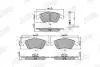 Тормозные колодки передние Mercedes C-Class (W204, S204), CLS (C218, X218), E-Class (W212, S212), SLK Jurid 573291J (фото 1)