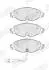 Тормозные колодки передние Audi A3, Q2, Q3 / VW Golf VII, Caddy, Passat / Seat Leon / Skoda Octavia Jurid 573390J (фото 2)