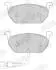 Тормозные колодки передние VW Golf VII / Audi A3 / Seat Leon / Skoda Octavia / Toyota Jurid 573606J (фото 2)