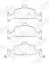 Тормозные колодки передние Auda A4, A5, A6, A7, Q5 Jurid 573627J (фото 2)