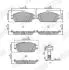 Тормозные колодки передние Mercedes C-Class (W205, S205, A205, C205) E-Class (W213, S213, A238, C238) Jurid 573671J (фото 1)