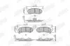 Тормозные колодки задние Jeep Cherokee, Wrangler Jurid 573683J (фото 2)