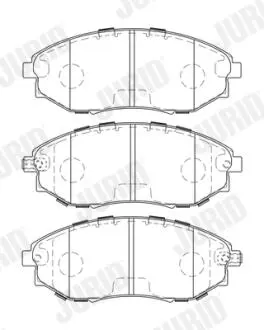 CHEVROLET гальмівні колодки передн. Epica 06- Jurid 573751J