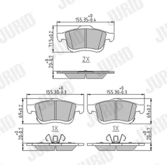 Автозапчасть Jurid 573806J