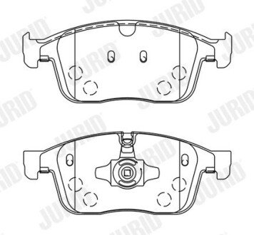 Гальмівні колодки Jurid 573808J