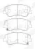 Гальмівні колодки передні HYUNDAI ACCENT, SOLARIS / KIA RIO Jurid 573866J (фото 2)