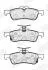 Тормозные колодки задние HONDA CIVIC Jurid 573873J (фото 2)