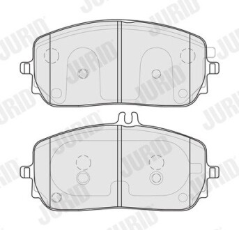 Тормозные колодки передние MB A-Class (W177, V177), B-Class (W247), CLA (C118, X118), EQA, GLA, GLB Jurid 573882J (фото 1)