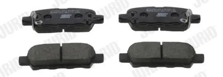 Гальмівні колодки задні Renault Koleos I, II / Nissan Altima, Cube, Juke, Leaf, Qashqai, Tiida/ Infi Jurid 573890J
