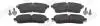 Тормозные колодки передние LAND ROVER DISCOVERY, RANGE ROVER, RANGE ROVER SPORT Jurid 573927J (фото 1)