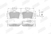 Тормозные колодки задние Audi A2, A3 / Seat Ibiza II, Toledo III / Skoda Fabia I, Octavia I / VW Golf Jurid 573938J (фото 1)