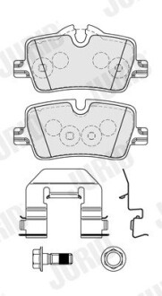 Колодки гальмівні (задні) BMW 3 (G20/G21/G80/G81/G28)/4 (G22/G23/G82/G83/G26) 18-/2 (G42/G87) 21- Jurid 574018J (фото 1)