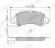 Тормозные колодки передние Porsche Boxter, Cayman, 911 Jurid 574021J (фото 3)