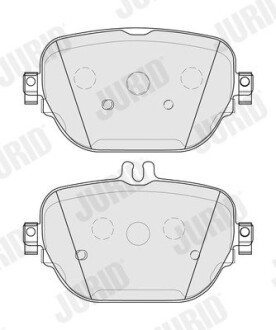 Гальмівні колодки задні MB CLS (C257), E-Class (W213, S213, A238, C238), EQC (N293), GLC Jurid 574034J