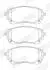 Тормозные колодки передние Toyota Corolla, Yaris Cross / Suzuki Swace Jurid 574042J (фото 2)