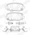 Тормозные колодки задние JEEP CHEROKEE/ CHRYSLER 200 Jurid 574045J (фото 2)