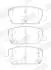 Тормозные колодки передние Opel Insignia B, Mokka Jurid 574050J (фото 2)