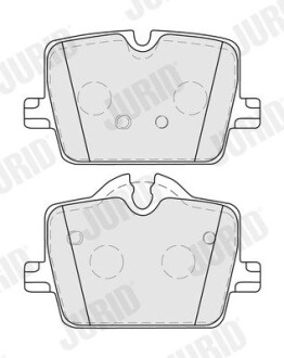 Тормозные колодки передние 3-Series, 4-Series, Z4, i4 Jurid 574080J (фото 1)