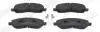 Гальмівні колодки прередні DODGE CALIBER 2,4 Turbo / JEEP COMPASS / MITSUBISHI ASX, OUTLANDER II - Jurid 574082J (фото 1)