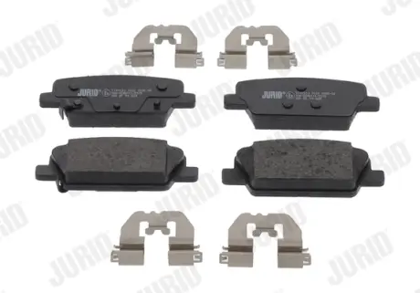Колодки тормозные (задние) Hyundai Santa Fe 18- Jurid 574153J