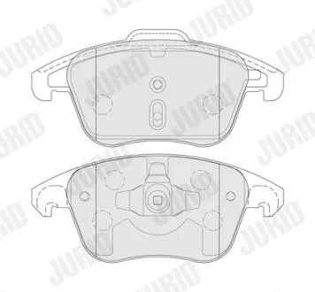 Гальмівні колодки передні Citroen C4 III / OPEL MOKKA / PEUGEOT 208 II Jurid 574190J