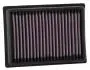 Фільтр повітря - з підвищеною міцністю (202x151x37) KTM DUKE 799/890 2018-2021 K&N KT7918 (фото 1)