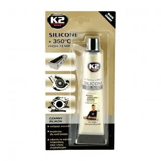 Силикон герметик (черный) BLACK SILICON +350 85г K2 B210N