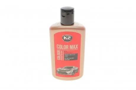 Полироль для кузова с воском Color Max Red (250ml) (оттеночный красный)) K2 K020RED