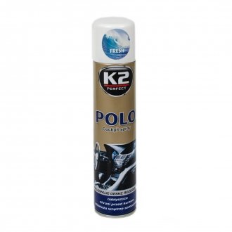 Полироль для торпедо "фреш"/ PERFECT POLO COCKPIT SPRAY 300ML FRESH K2 K403FR