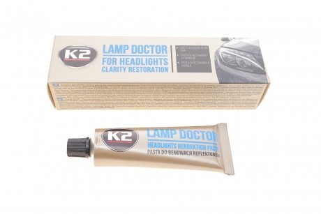 Паста полірольна для передніх і задніх фар Lamp Doctor (60мл) K2 L3050
