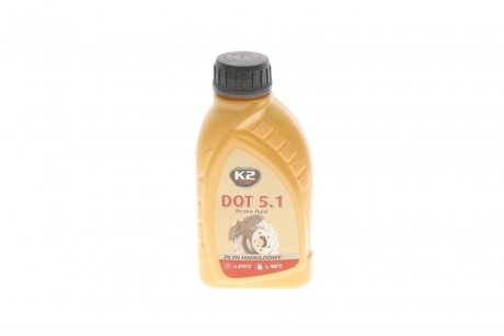 Жидкость тормозная DOT5.1 Brake Fluid (500ml) K2 T105