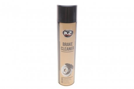Засіб для очистки компонентів гальмівної системи Brake Cleaner (600ml) K2 W105 (фото 1)