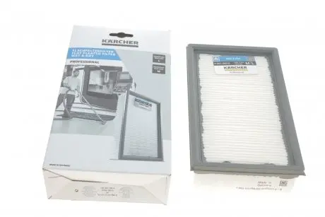 Фільтр плоский складчастий для збору рідин, великого сміття та дрібного пилу (PE) KARCHER 6.907-662.0