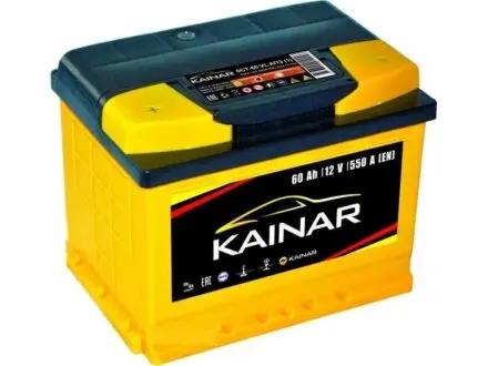 Акумулятор 60Ah-12v Standart+ (242х175х190), L, EN550 KAINAR 060 261 1 120 ЖЧ
