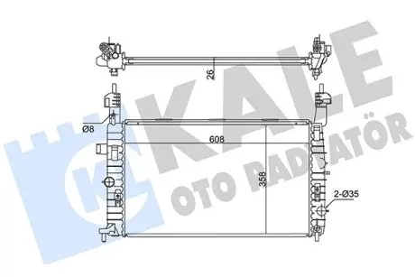 Теплообменник Kale 342065