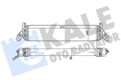 Интеркулер Mazda 3, 6, Cx-5 Intercooler OTO RADYATOR Kale 344960