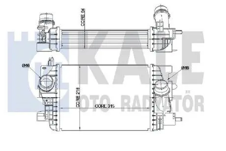 OPEL Інтеркулер Meriva B 1.3CDTI 10- Kale 345060