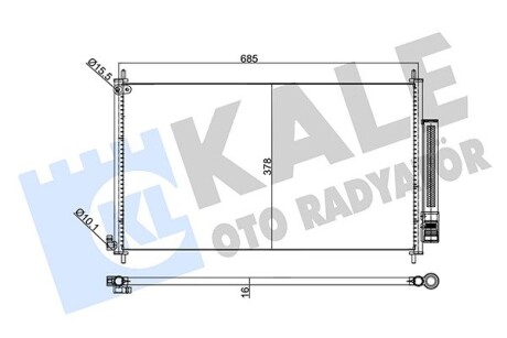 Радіатор кондиціонера Honda Cr-V IV OTO RADYATOR Kale 345720