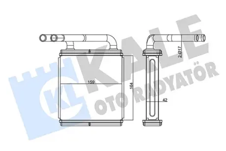 HYUNDAI Радіатор опалення H-100 Kale 346835