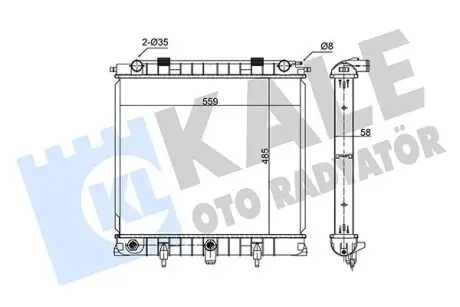 Теплообменник Kale 350500