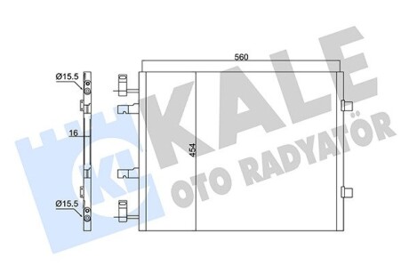 Радиатор кондиционера Nissan Primestar - Opel Vivaro - Renault Trafic Ii - Vauxh Kale 350670
