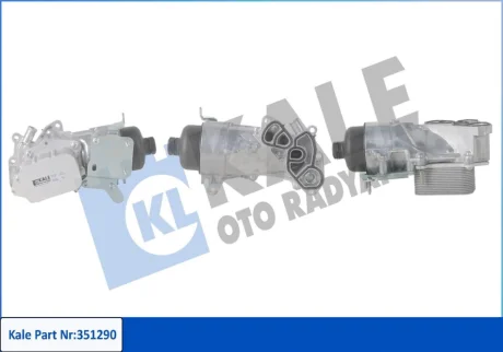 CITROEN Оливний радіатор (з корпусом) Berlingo, C3 II, C4 II, Grand Picasso, Mitsubishi, Peugeot 207/208/308, Partner 1.6 HDI 08- Kale 351290