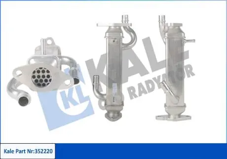FIAT Радиатор EGR Ducato 2.3d 06- Kale 352220